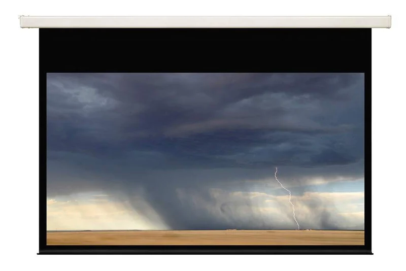 Cirrusscreens Série Alto | Écran de projecteur de cinéma maison motorisé