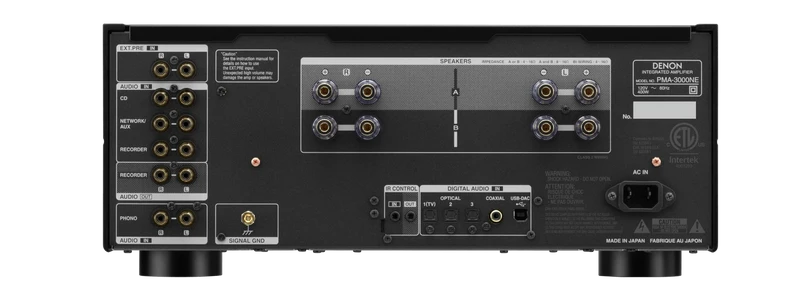 DENON PMA-3000NE : Amplificateur stéréo intégré 160Watts/Canal, phono MM/MC