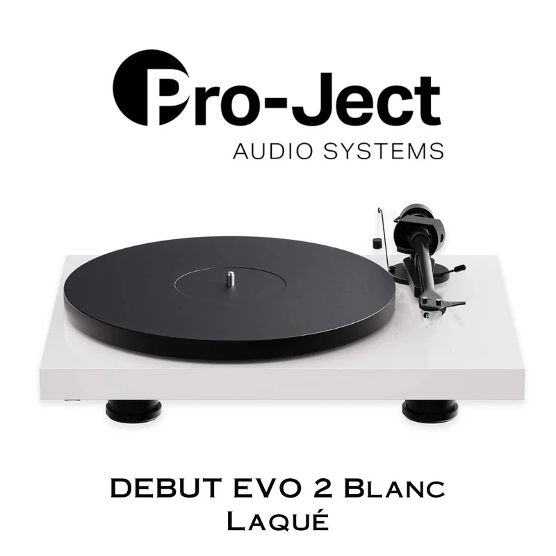 Pro-Ject Debut EVO 2 - Table tournante haut de gamme avec cartouche Pick It MM EVO
