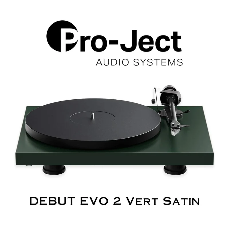 Pro-Ject Debut EVO 2 - Table tournante haut de gamme avec cartouche Pick It MM EVO