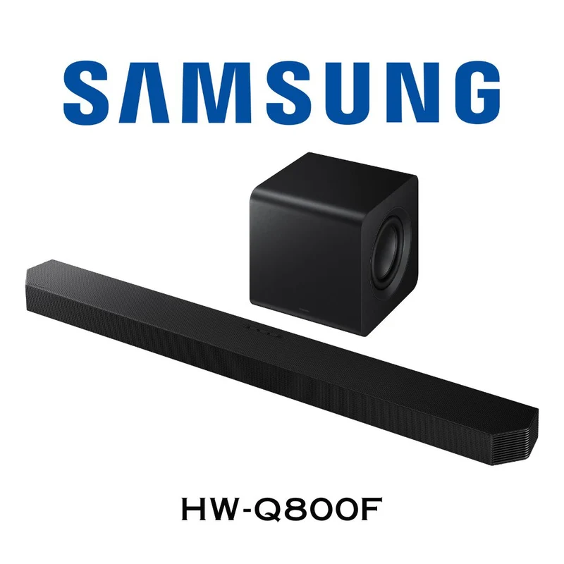 Samsung HW-Q800F -Barre de son 5.1.2 canaux, 360W, 11 hp, Sub sans fil