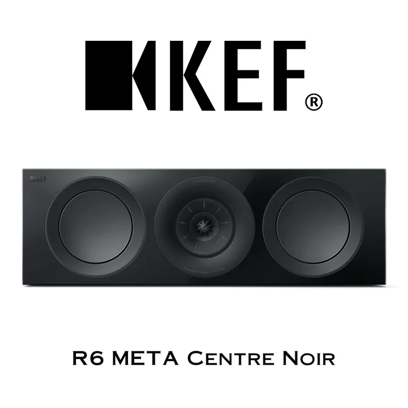 KEF R6 Meta - Enceinte de canal central trois voies phare de la Série R doté Uni-Q
