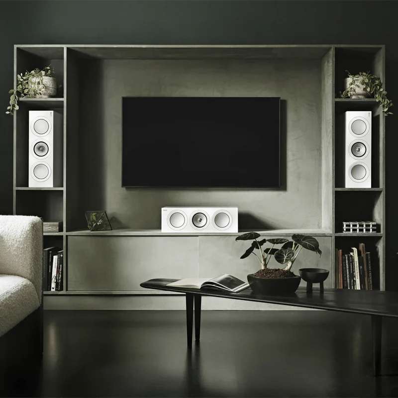 KEF R6 Meta - Enceinte de canal central trois voies phare de la Série R doté Uni-Q