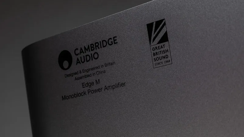 Cambridge Audio Edge M - Amplificateur de puissance 200Watts Monobloc