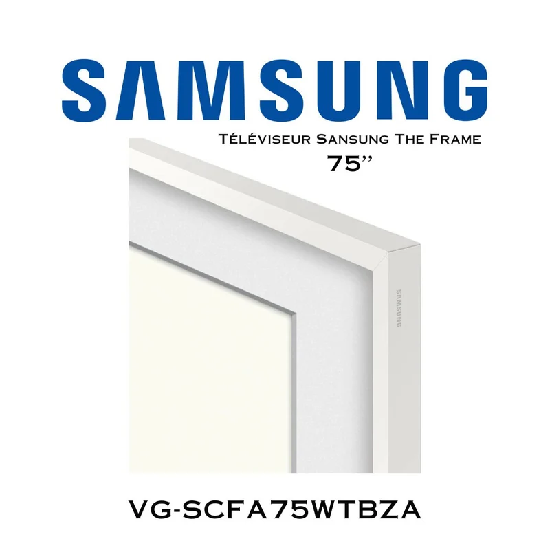 Samsung VG-SCFAWTBZA - Contour pour téléviseur The Frame - Blanc