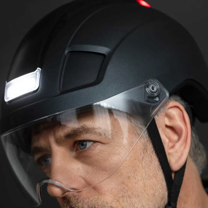 Casque vélo urbain Lazer Nova KinetiCore LED Winterkit