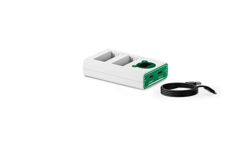 Tilta Battery Charger for NP-W126S (2 Channel) - Ash Green