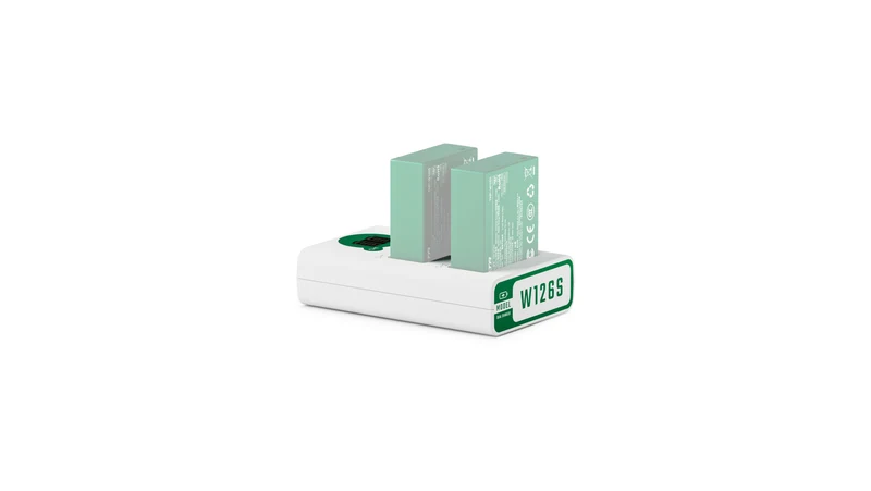 Tilta NP-W126S Charging Station Battery Kit (2 Batteries) - Ash Green