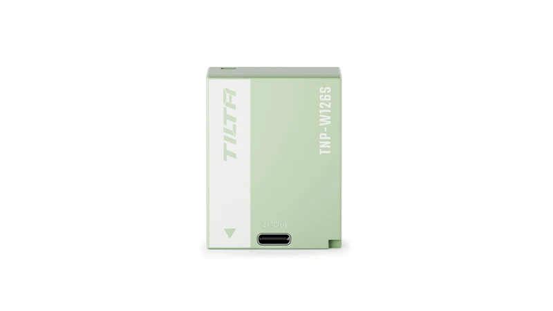 Tilta NP-W126S Battery with USB-C Input (1050mAh) - Ash Green
