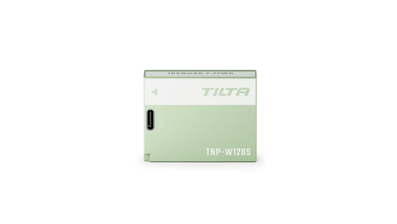 Tilta NP-W126S Battery with USB-C Input (1050mAh) - Ash Green
