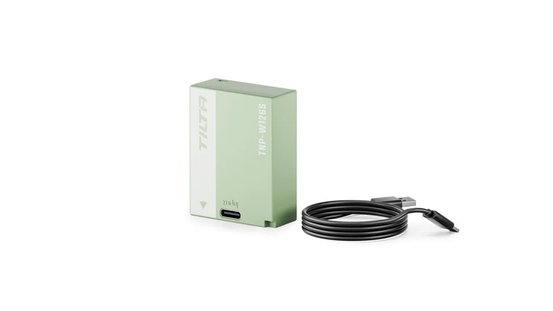 Tilta NP-W126S Battery with USB-C Input (1050mAh) - Ash Green