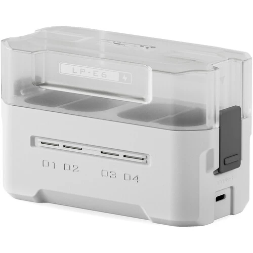 Tilta LP-E6P Charging Station Battery Kit (4 Batteries) - Off White