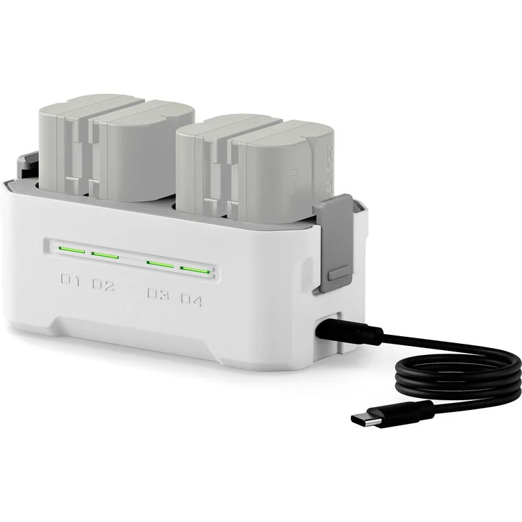 Tilta Portable Charging Station for LP-E6 (4 Channel) - Off White
