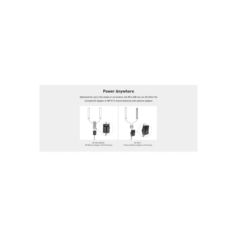 Nanlite Mira 26b Dual Flex Arm Beauty Light