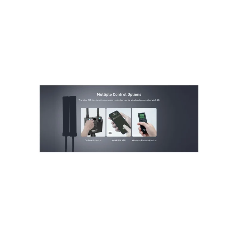 Nanlite Mira 26b Dual Flex Arm Beauty Light