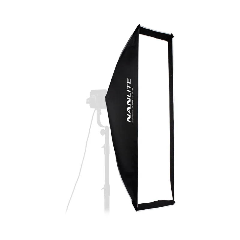 Nanlite Asymmetrical Stripbank Softbox with Bowens Mount (18 x 43")