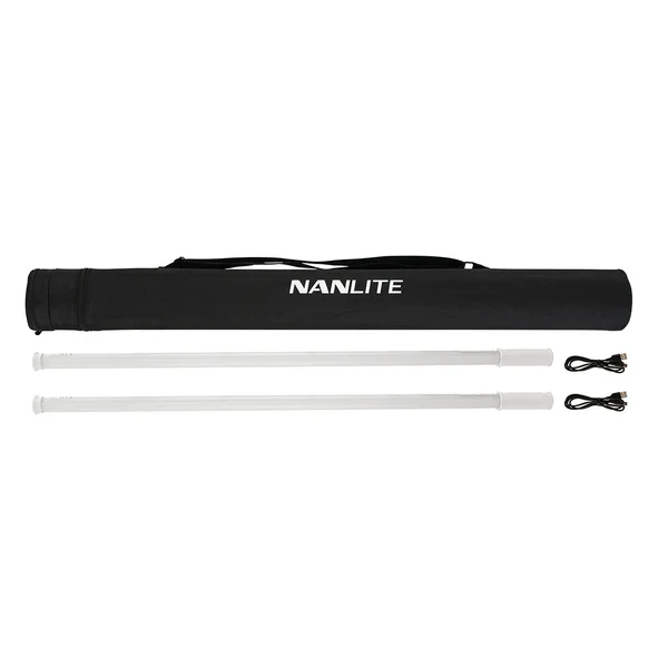 Nanlite PavoTube T8-7X RGB LED Pixel Tube Light (3', 2-Light Kit)