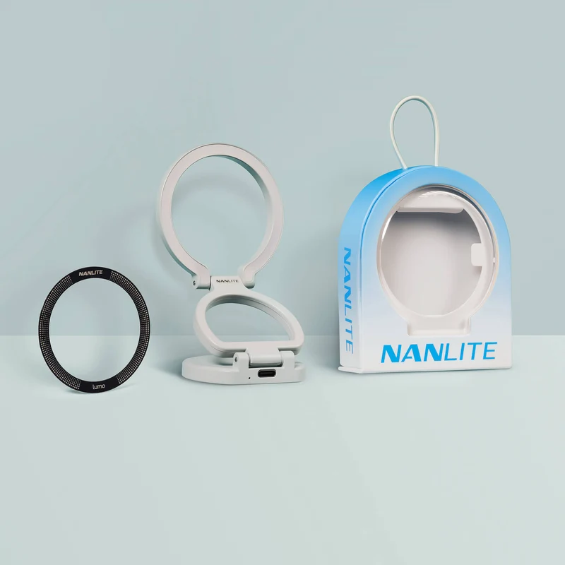 Nanlite Lumo Bi-Color LED Ring Light (Mint Blue)