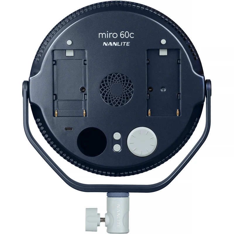 Nanlite miro 60c RGB Round LED Light Panel (Midnight Blue)