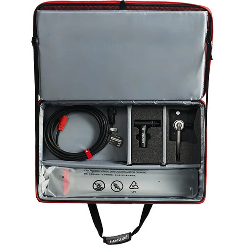Aputure INFINIMAT LED with Clear Softbox & 400W Control Box Pack (2 x 4', Gold Mount)