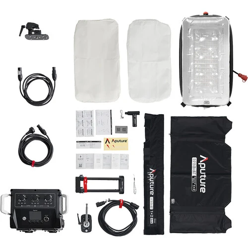 Aputure INFINIMAT LED with Clear Softbox & 400W Control Box Pack (1 x 2', V-Mount)
