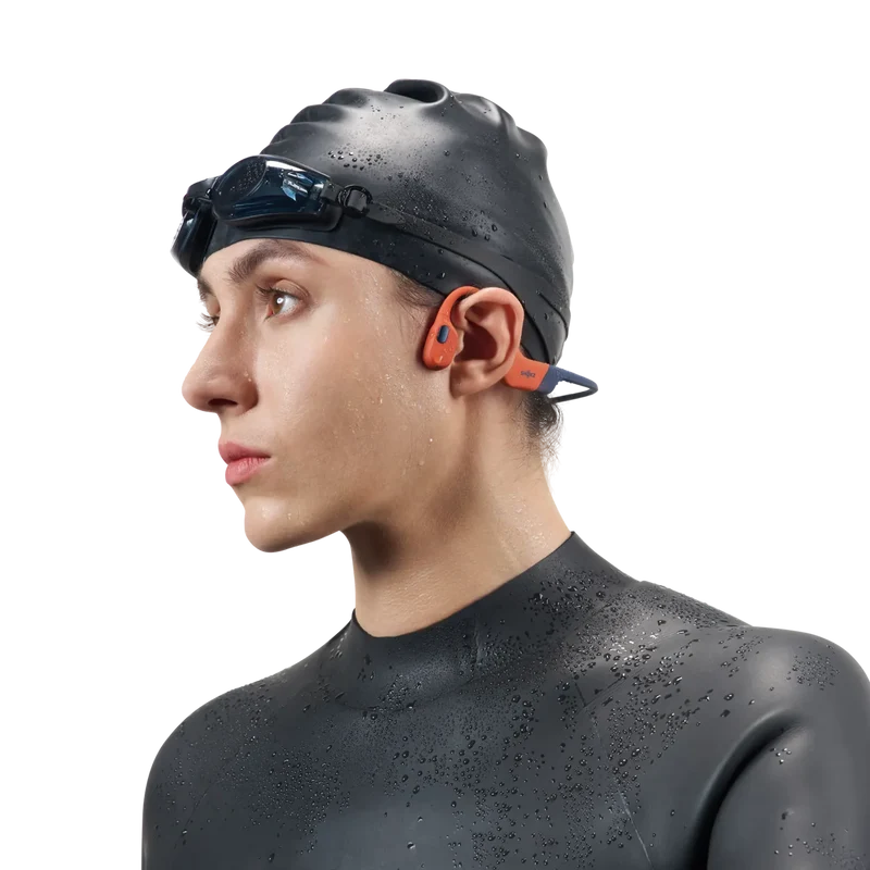 SHOKZ OpenSwim PRO - Écouteurs Bluetooth à conduction osseuse à triple étanchéité IP68