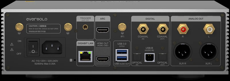 eversolo DMP A6 Master Gen 2 - Lecteur réseau audiophile, double DAC et HDMI ARC
