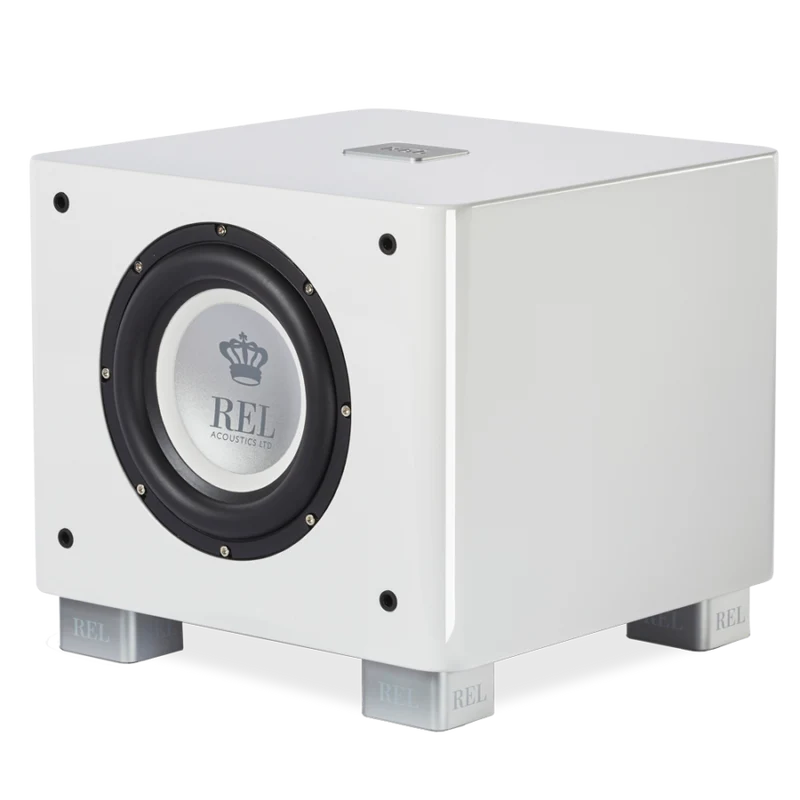 REL T7/XCaisson de basses 200Watts avec un haut-parleur de graves de 8'' et un passif de 10''