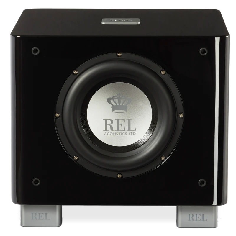 REL T7/XCaisson de basses 200Watts avec un haut-parleur de graves de 8'' et un passif de 10''