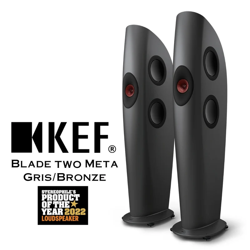 KEF Blade Two Meta - Enceintes de type colonne Haute-Fidélité technologie Uni-Q ®