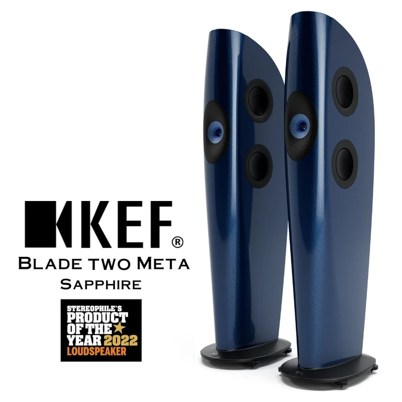 KEF Blade Two Meta - Enceintes de type colonne Haute-Fidélité technologie Uni-Q ®