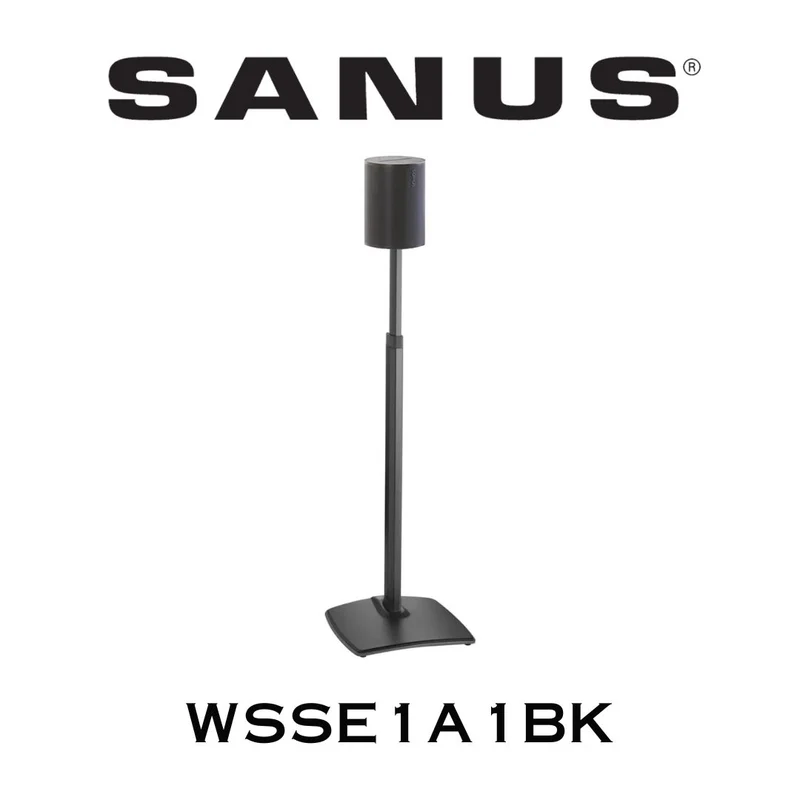 Sanus WSSE1A1 - Supports d'enceintes réglables en hauteur 25''/42'' pour Sonos Era 100™ (Unité)