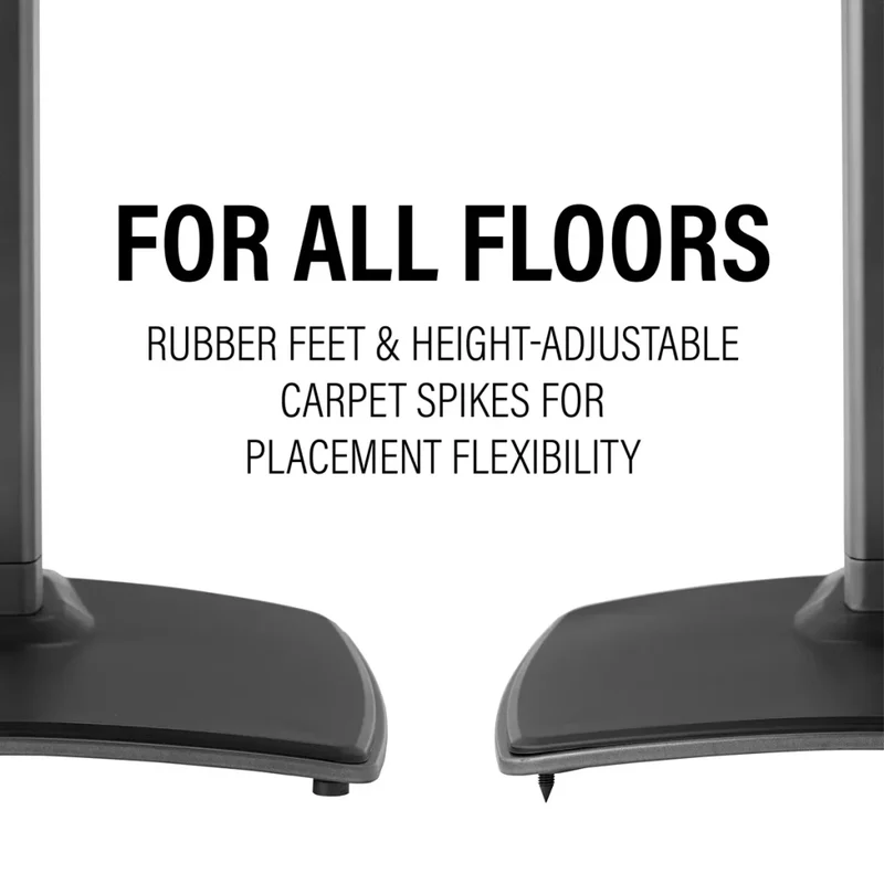 Sanus WSSE1A2 - Supports d'enceintes réglables en hauteur 25''/42'' pour Sonos Era 100™ (paire)