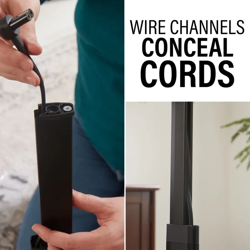 Sanus WSSE1A2 - Supports d'enceintes réglables en hauteur 25''/42'' pour Sonos Era 100™ (paire)