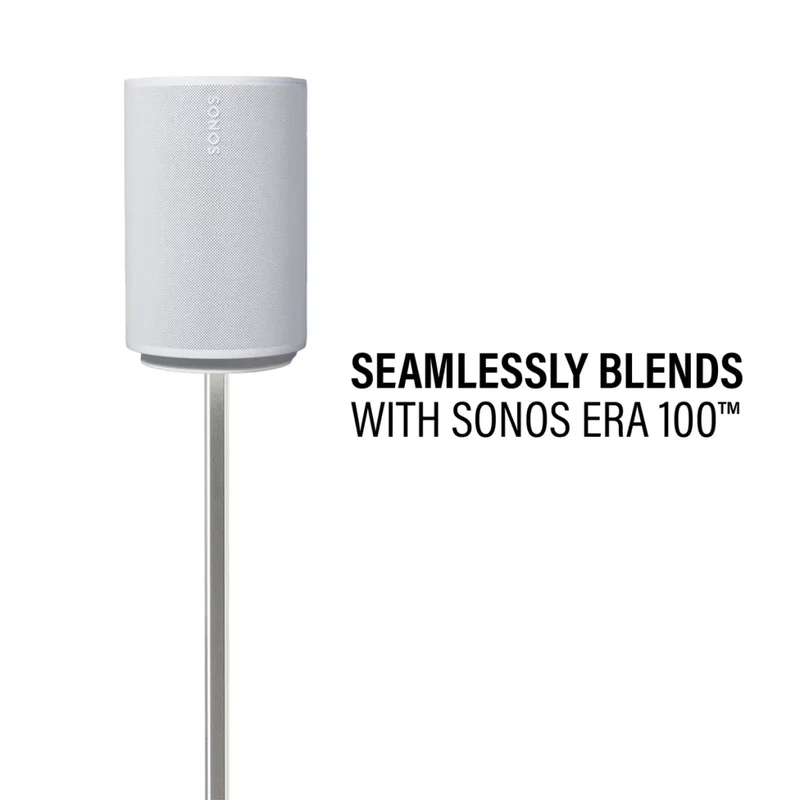 Sanus WSSE1A2 - Supports d'enceintes réglables en hauteur 25''/42'' pour Sonos Era 100™ (paire)