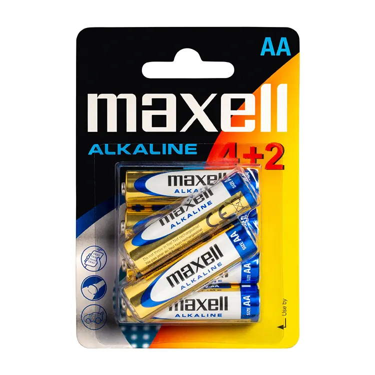 ALKALINE LR6 AA - 6 pack