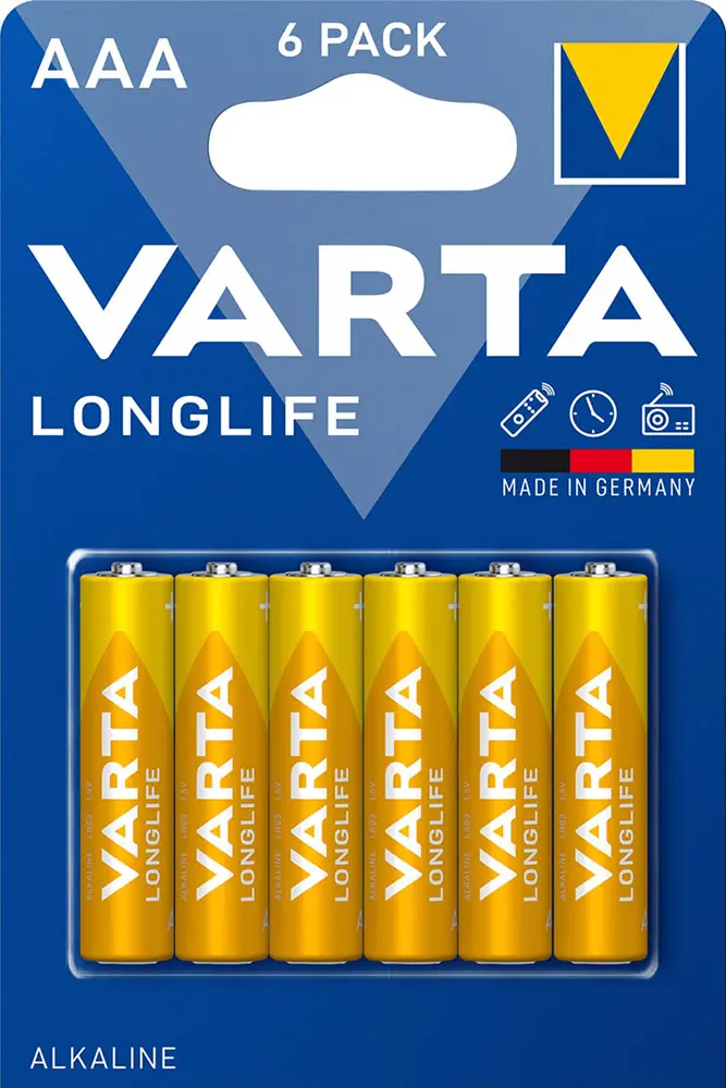 LONGLIFE AAA - 6 pack