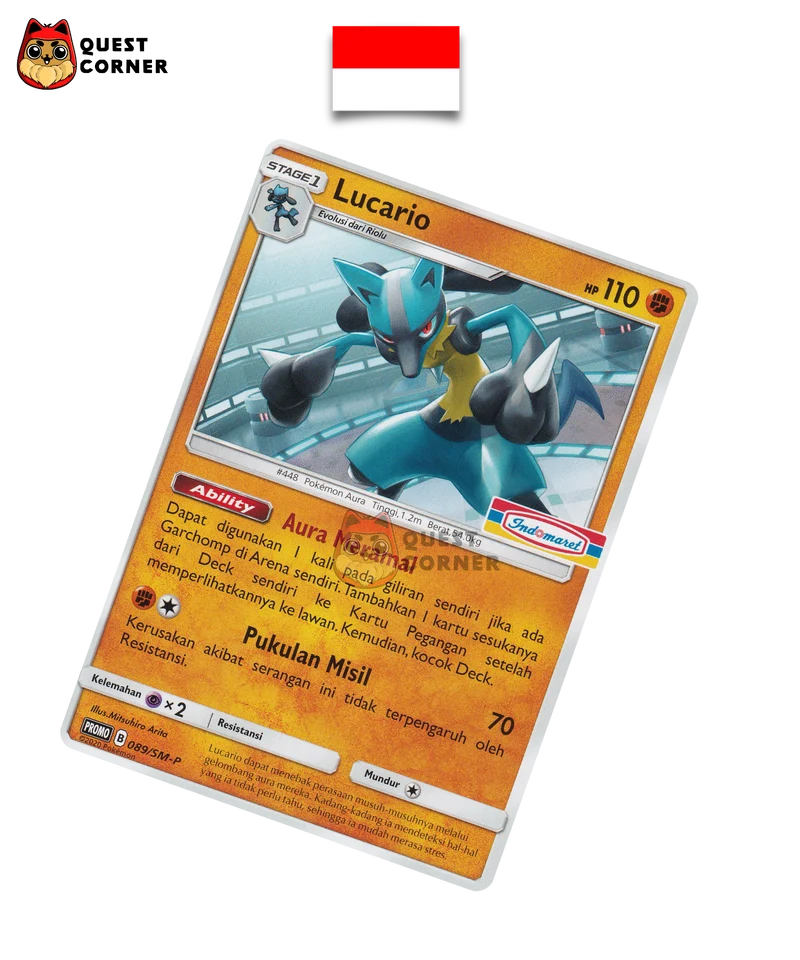 Lucario 089/SM-P Indomaret Promo – Indonésien – NM