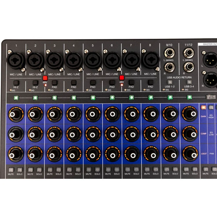 Zoom LiveTrak L12next 14x4 Digital Mixer and Recorder
