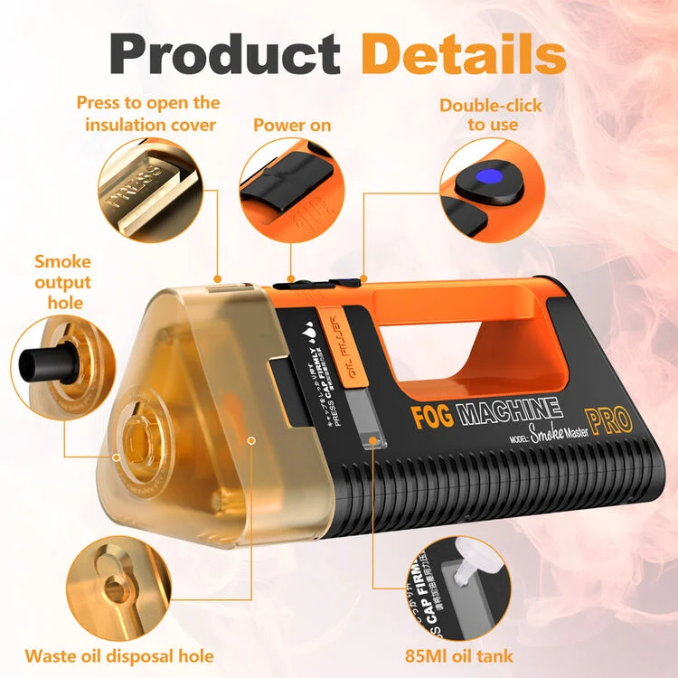 LENSGO Smoke Master PRO Portable Fog Machine Smoke Master Pro fog Machine