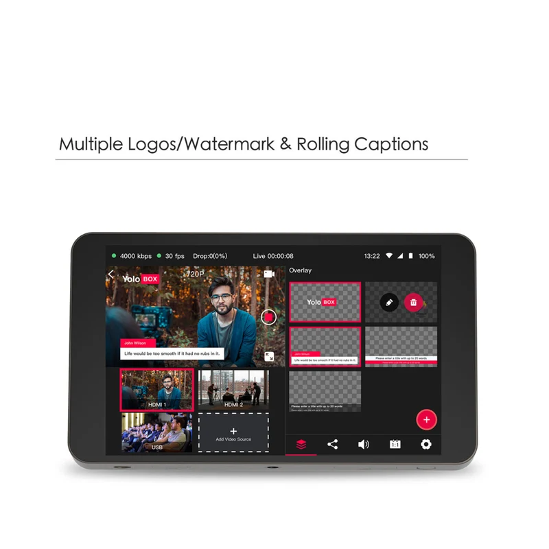 Yololiv Yolobox Portable Live Stream Studio - Open Box