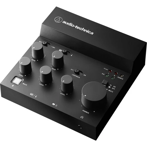 Audio-Technica AT-UMX3 Livestreaming USB Audio Mixer (Black)