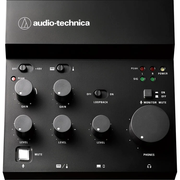Audio-Technica AT-UMX3 Livestreaming USB Audio Mixer (Black)