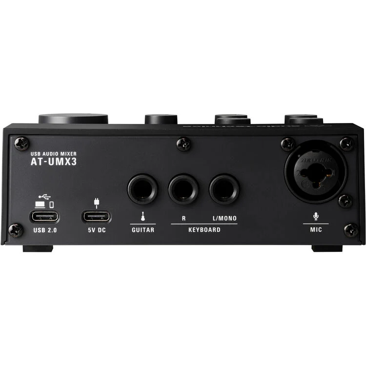 Audio-Technica AT-UMX3 Livestreaming USB Audio Mixer (Black)