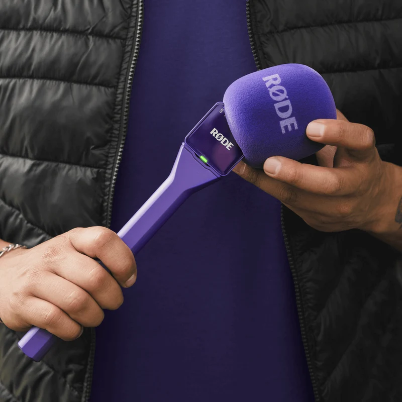 Rode Interview GO Handheld Mic Adapter for the Wireless GO -Purple