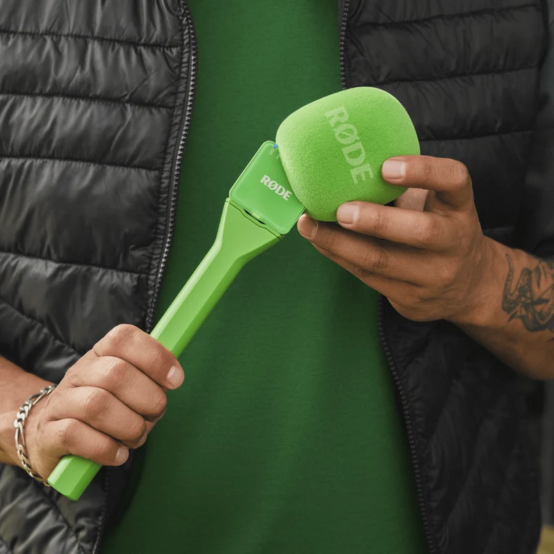 Rode Interview GO Handheld Mic Adapter for the Wireless GO -Green