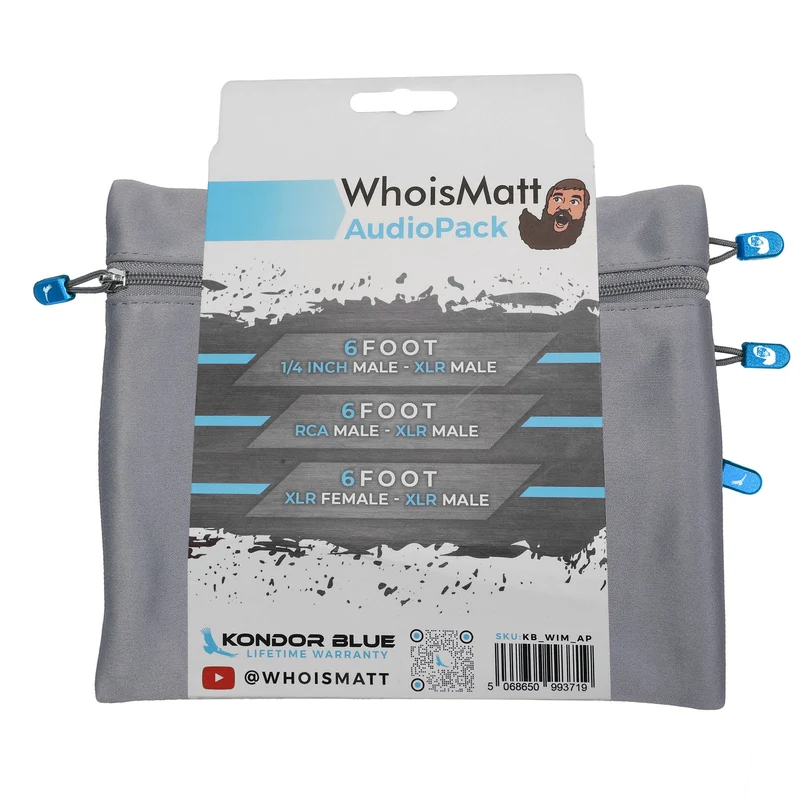 Kondor Blue WhoisMatt 6 FT XLR Female to XLR Male