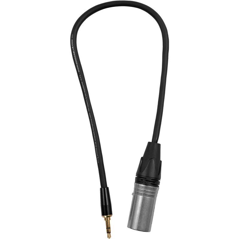 Kondor Blue 16" XLR Male to 3.5mm Male Mini TRS