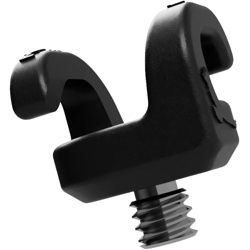 Kondor Blue Mondo Ties Cable Management Clips for Cameras (1/4"-20) (5 Pack / Raven Black)