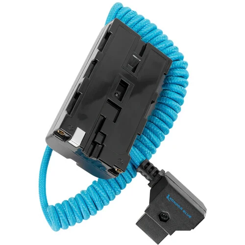 Kondor Blue D-Tap to Sony L-Series NPF Dummy Battery Cable (Kondor Blue)